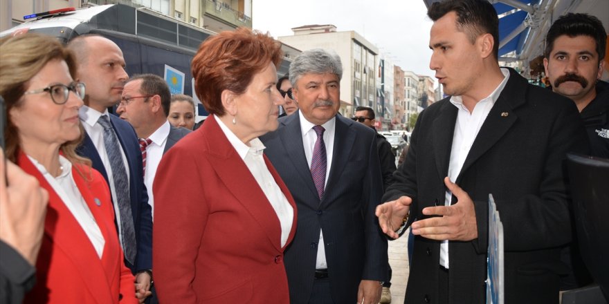 İYİ Parti Genel Başkanı Akşener, Muğla'da esnafı ziyaret etti