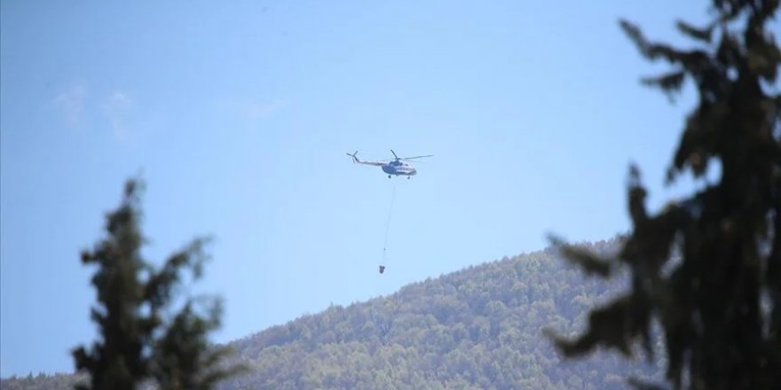 Bursa'da, Uludağ eteklerinde çıkan orman yangını kontrol altına alındı