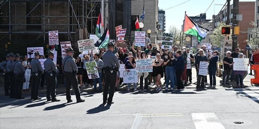 ABD Başkanı Biden, İsrail'e verdiği destek nedeniyle memleketinde protesto edildi