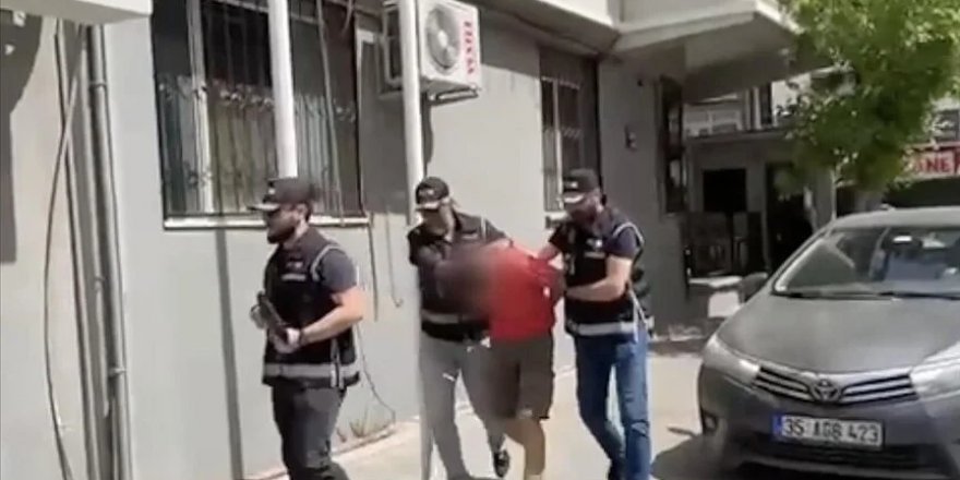 Mavi bültenle aranan şüpheli İzmir'de yakalandı