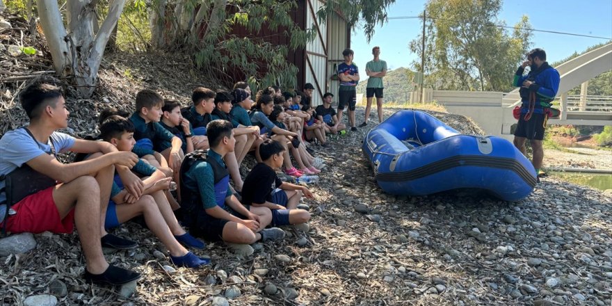 Dalaman'da rafting eğitim ve gelişim kampı yapılıyor