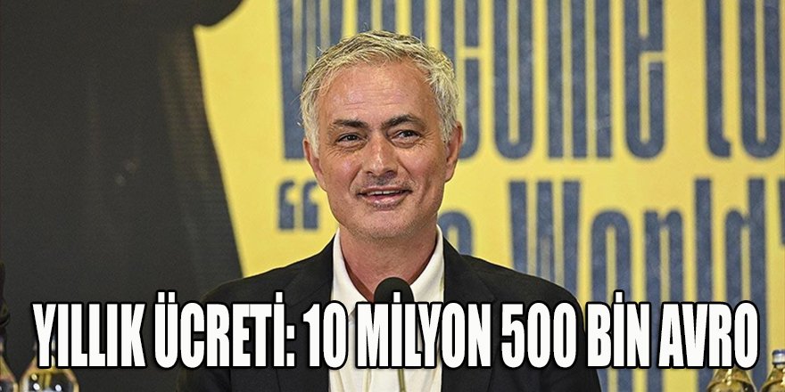 Fenerbahçe, Jose Mourinho'nun ücretini KAP'a bildirdi
