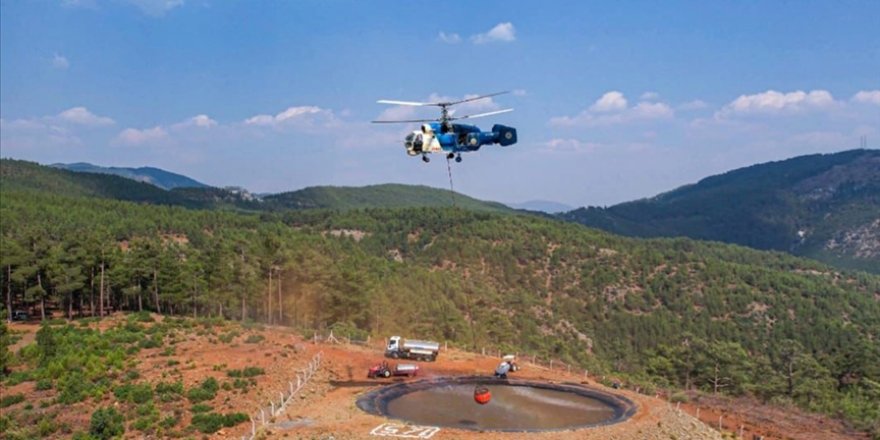 Orman yangınlarıyla mücadelede havuz ve göletler "hayati" rol oynuyor