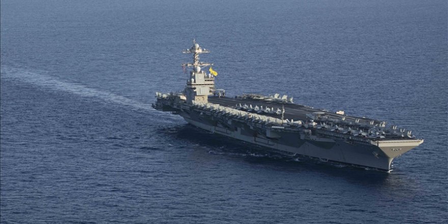 ABD Donanmasının "USS Dwight D. Eisenhower" uçak gemisi görev bölgesinden ayrıldı