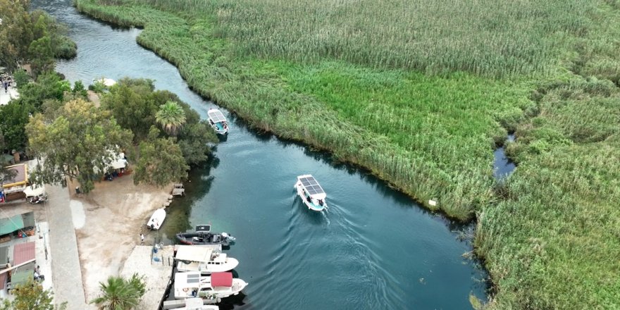 Muğla Akyaka Kadın Azmağı'nda "çevre dostu" tekneler hizmet verecek