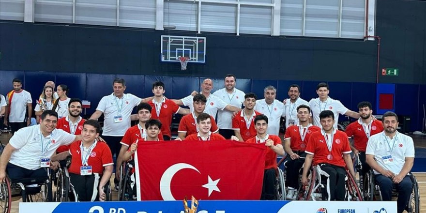 23 Yaş Altı Tekerlekli Sandalye Basketbol Milli Takımı, Avrupa üçüncüsü oldu