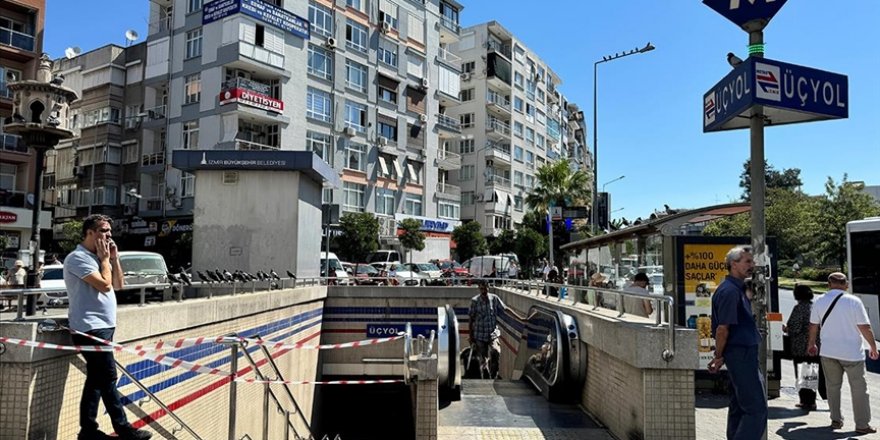 İzmir Metrosu'nda yürüyen merdivenin ters yönde hareket etmesi sonucu 9 kişi yaralandı