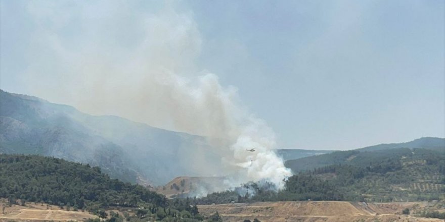 Manisa Soma'da çıkan orman yangını kontrol altına alındı