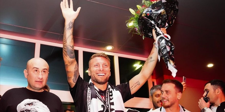 Beşiktaş'ın transfer görüşmelerine başladığı Ciro Immobile, İstanbul'a geldi