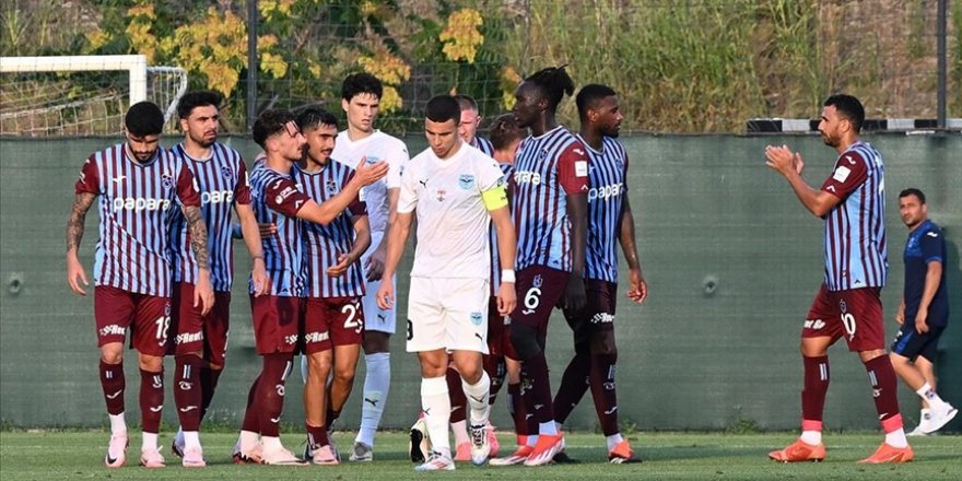 Trabzonspor, hazırlık maçında Zeleznicar Pancevo'yu 3 golle geçti