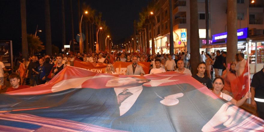 15 Temmuz şehitleri Marmaris'te anıldı