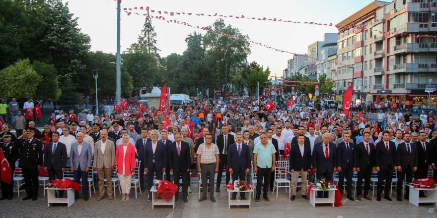 Uşak'ta 15 Temmuz Demokrasi ve Milli Birlik Günü etkinlikleri düzenlendi