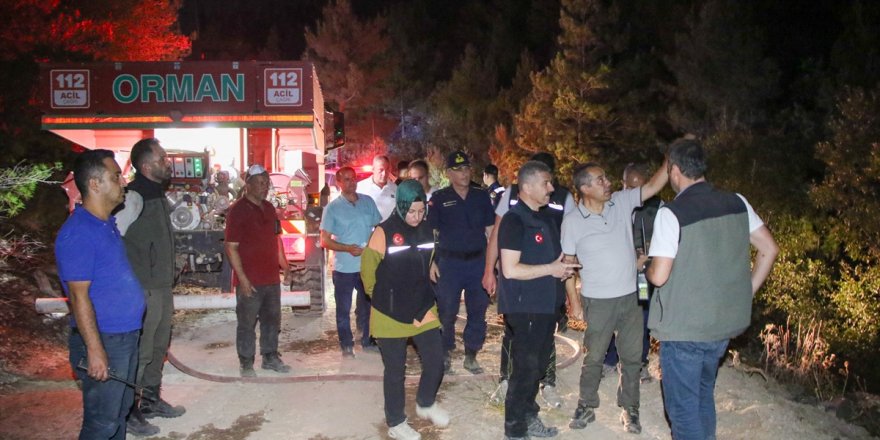 Uşak'ta ormanlık alandaki yangın kısmen kontrol altına alındı