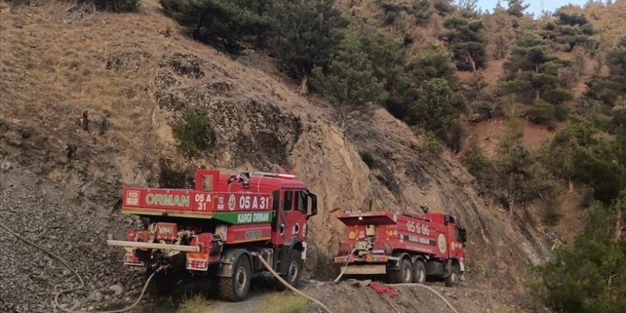 Çorum'da çıkan orman yangınına müdahale ediliyor