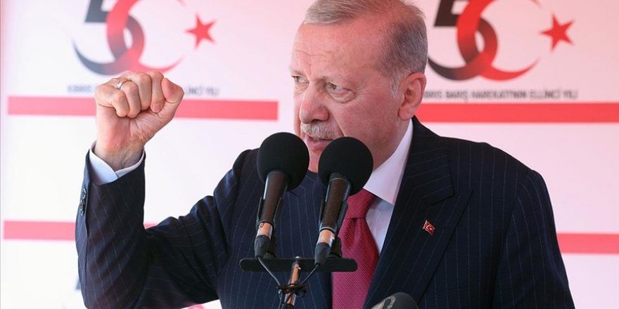 Cumhurbaşkanı Erdoğan: Müzakereye, görüşmeye, Kıbrıs'ta kalıcı barışı ve çözümü sağlamaya hazırız