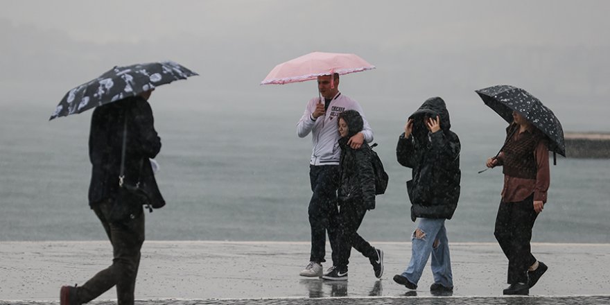 MGM'den sağanak yağış uyarısı: İstanbul dahil 14 şehir için sarı alarm verildi...