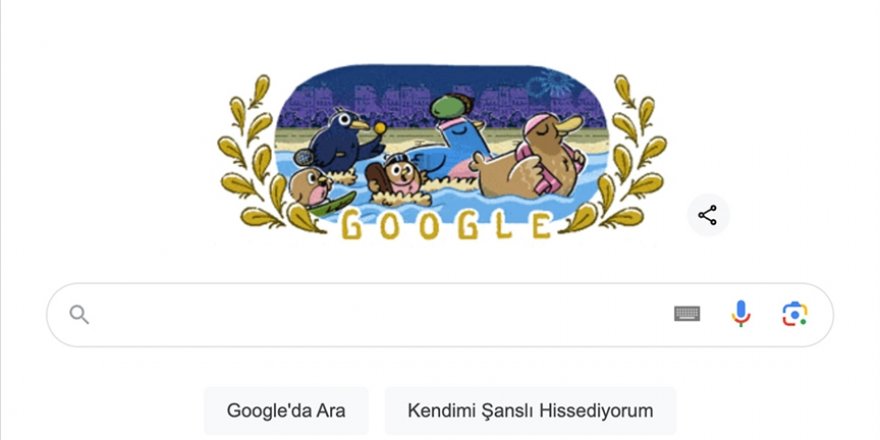 Google'dan Paris 2024 Yaz Olimpiyat Oyunları'na özel "doodle"