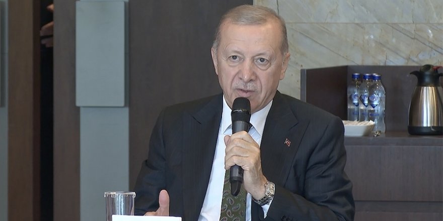 Cumhurbaşkanı Erdoğan: Şu anda gayri safi milli hasılası 1 trilyon 411 milyar dolara çıkmış bir Türkiye var