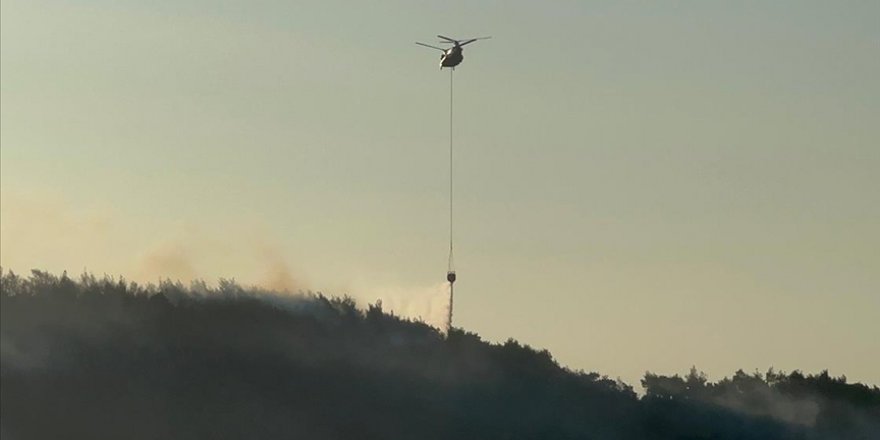 Manisa'nın Kırkağaç ilçesinde çıkan orman yangını kontrol altına alındı