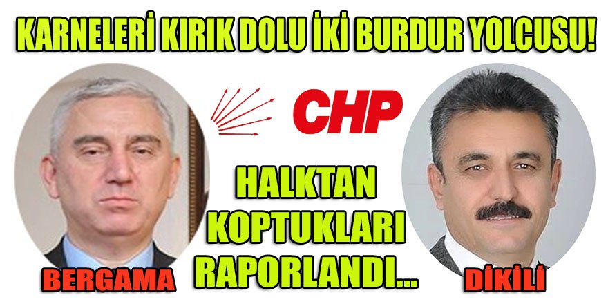 CHP'li belediye başkanlarının karneleri kırık dolu! İki örnek: Dikili-Bergama...