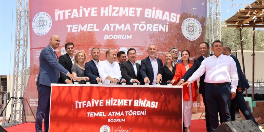 Bodrum'da itfaiye hizmet binasının temeli atıldı