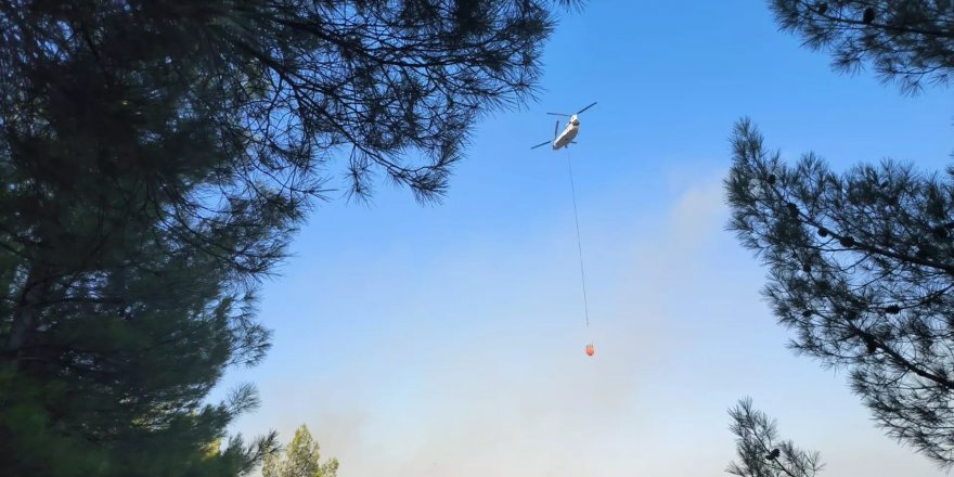 Hatay’da orman yangını 15. saatte kontrol altına alındı