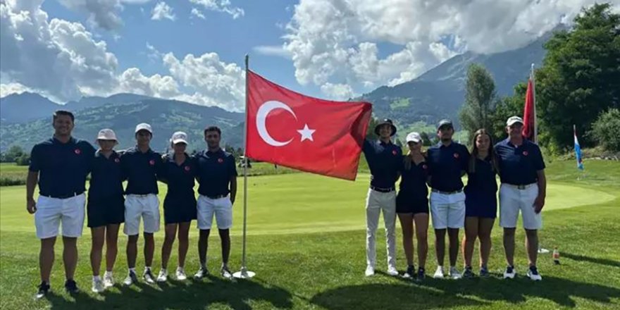 Milli golfçüler, Avrupa Takımlar Şampiyonası'nda birinci oldu