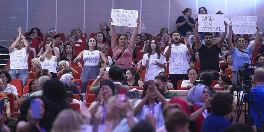 Çiğli işçilerinden Özel’e protesto