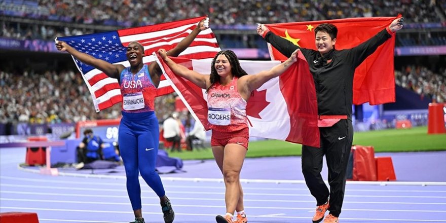 Olimpiyat Oyunları'nda atletizm kadınlar çekiç atma ve erkekler uzun atlamada madalyalar sahiplerini buldu