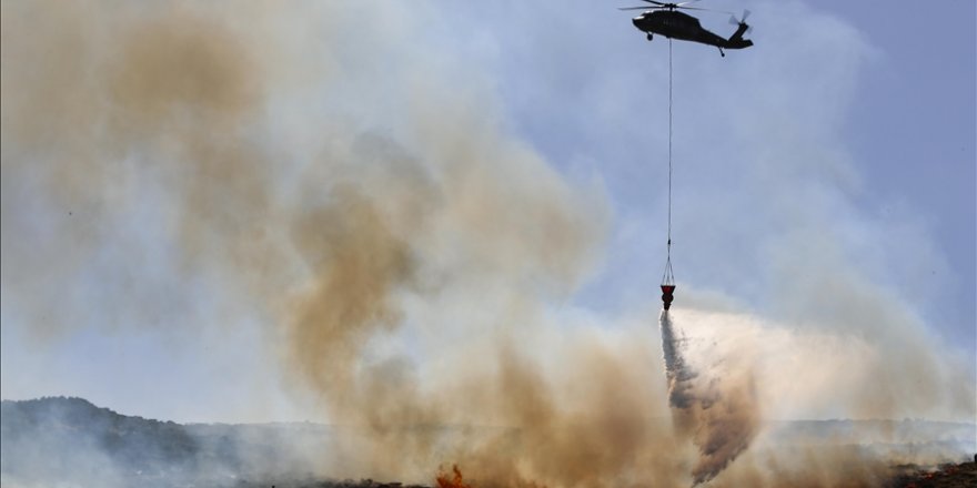 Alevlerle mücadelenin gökyüzündeki kahramanları "çelik kanatlar"