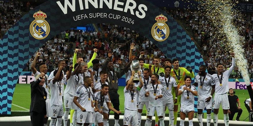 Real Madrid UEFA Süper Kupa'nın sahibi oldu