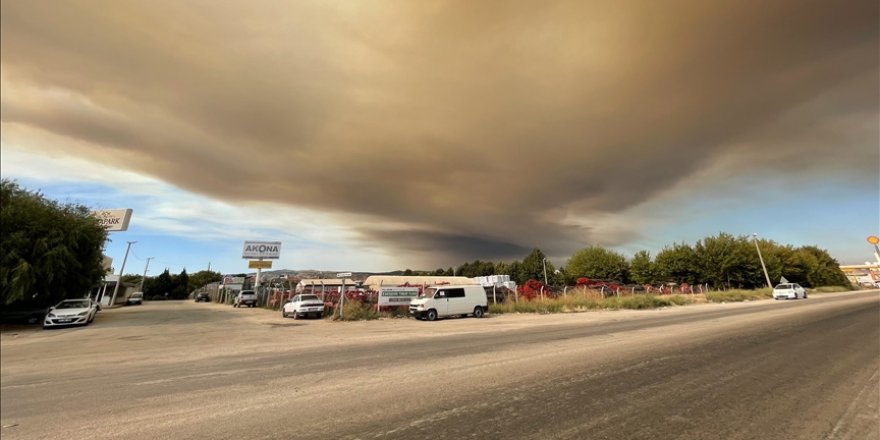 Bolu'daki orman yangınının neden olduğu duman Eskişehir'e ulaştı