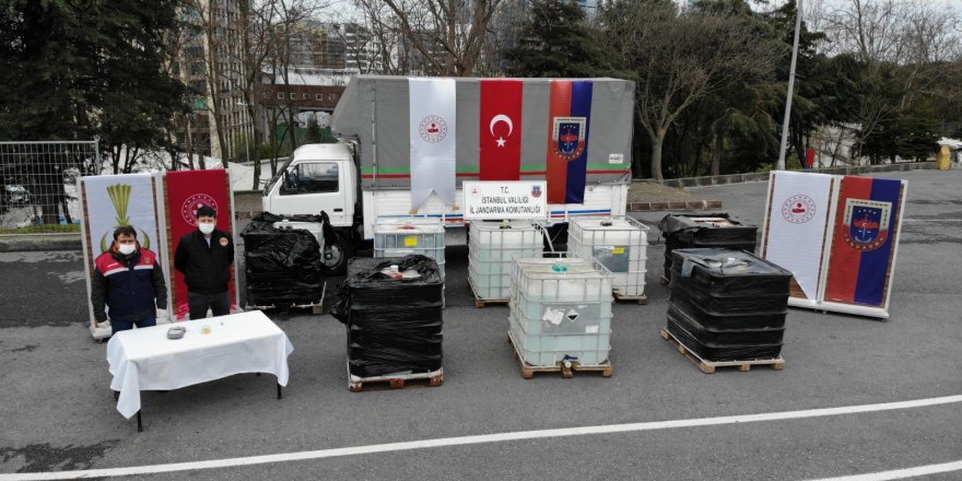 İstanbul'da uyuşturucu imalatında kullanılan 9 ton asetik anhidrit ele geçirildi