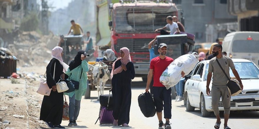 İsrail'in Gazze'de 450 bin Filistinliyi göçe zorladığı belirtildi