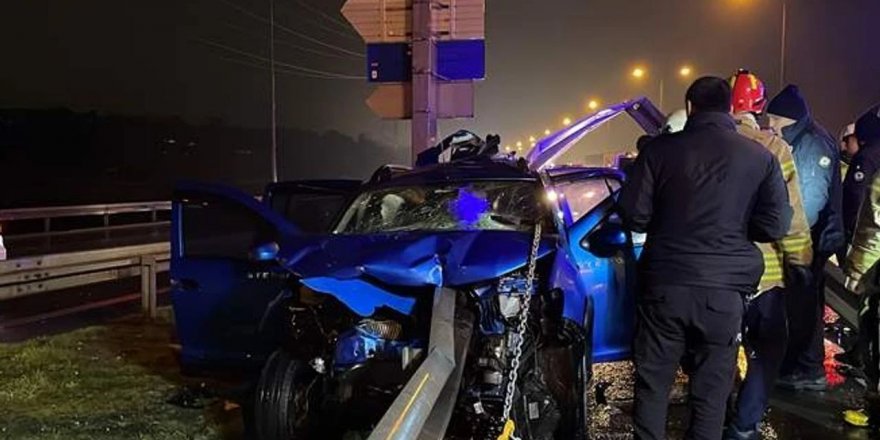 TEM Otoyolu'ndaki trafik kazasında 1 kişi öldü