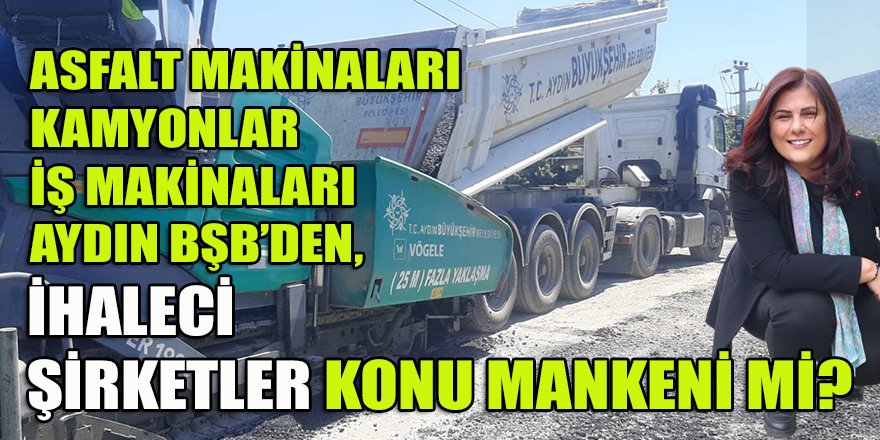 Fotoğraflar yalan söylemez! Aydın'ın yollarına asfaltı Aydın BŞB mi döküyor?