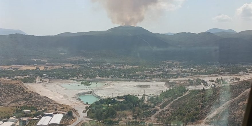 İzmir'in Menderes ilçesinde çıkan orman yangını kontrol altına alındı