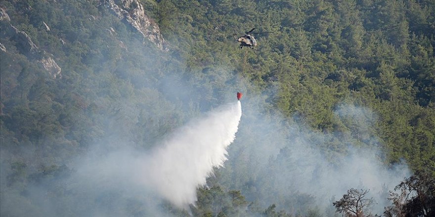 TSK'dan Afyonkarahisar, İzmir ve Ankara'daki orman yangınlarını söndürme çalışmalarına 7 helikopterle destek