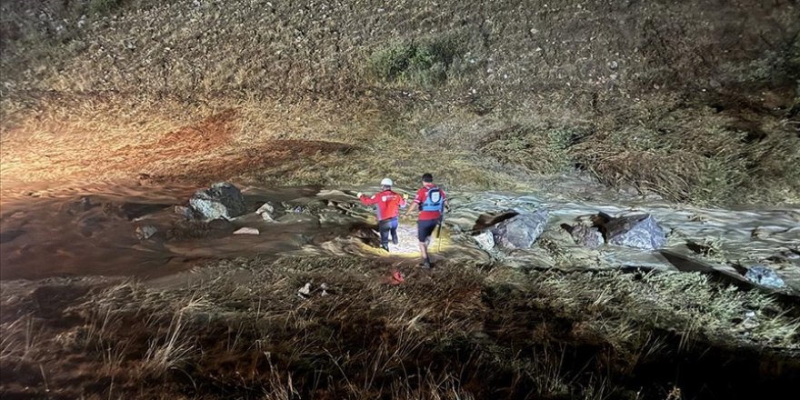 Kayseri'de sele kapıldığı değerlendirilen kişiyi arama çalışması başlatıldı