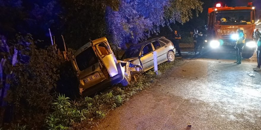 Samsun'da 1 kişi öldü, 7 kişi yaralandı