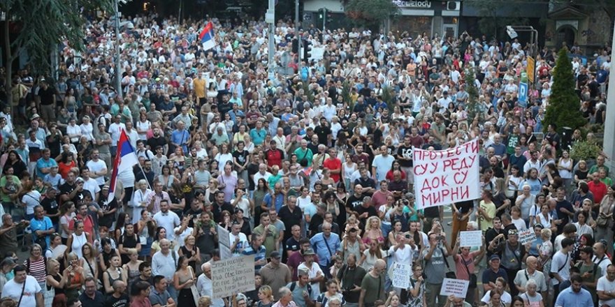 Sırbistan'da lityum çıkarma projesine karşı bir kez daha gösteri düzenlendi