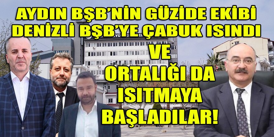 Çerçioğlu, Aydın BŞB'den Denizli BŞB'ye transfer olanlarla ne kadar öğünse azdır!