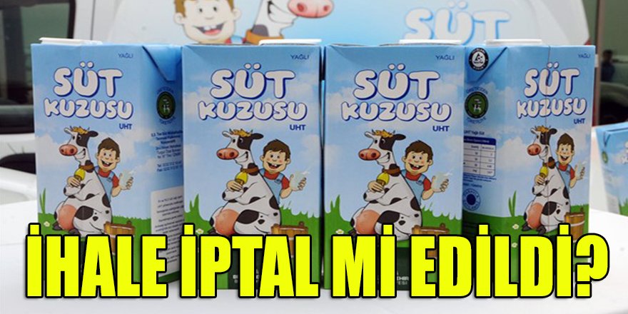 İzBB'nin "Süt Kuzusu" ihalesi iptal mi edildi?