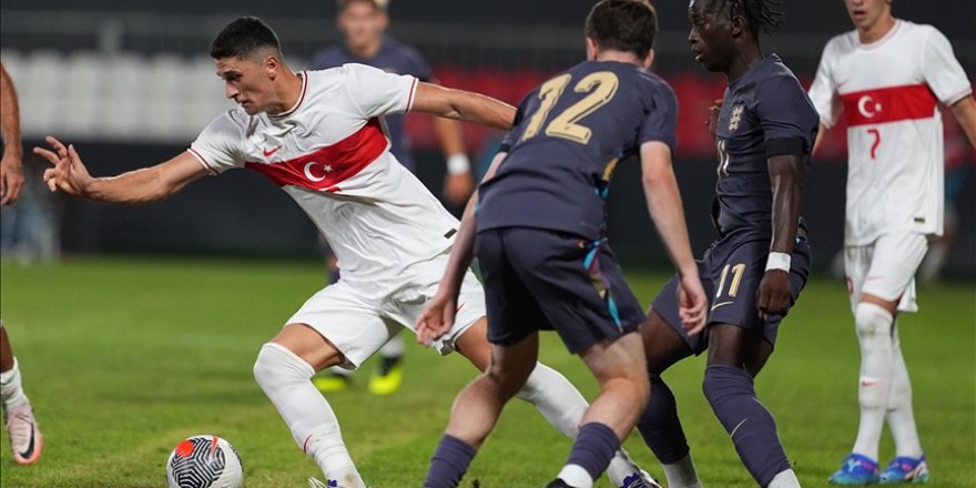 20 Yaş Altı Milli Futbol Takımı, Elit Lig'de İngiltere ile 1-1 berabere kaldı