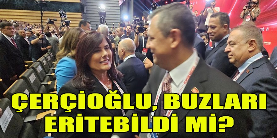 Çerçioğlu, Özel'le arasındaki buzları eritebildi mi?