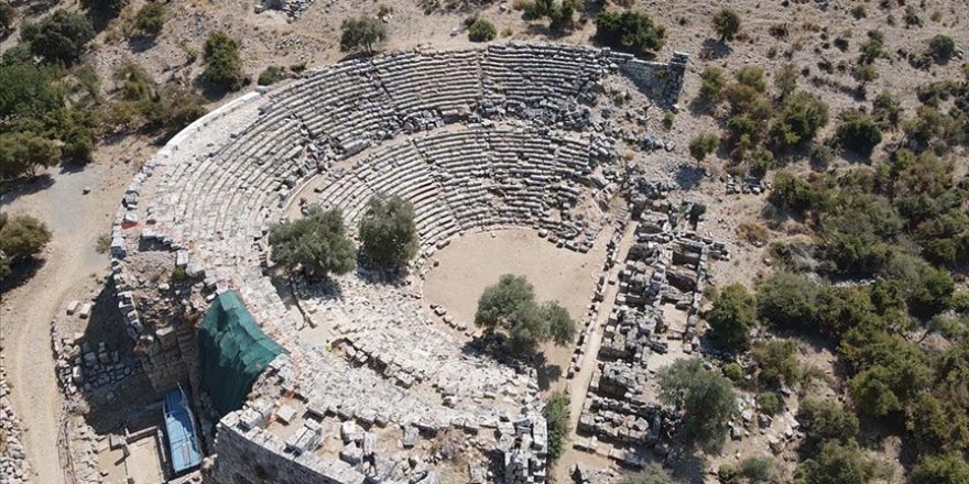 Kaunos Antik Kenti'ndeki kazılarda sarnıç ve sağlık sistemine ait kalıntılara rastlandı