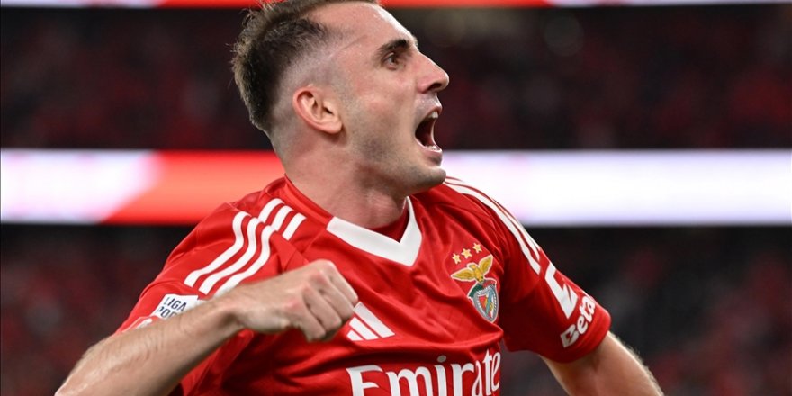 Kerem Aktürkoğlu Benfica kariyerine ilk 11'de, golle ve galibiyetle başladı