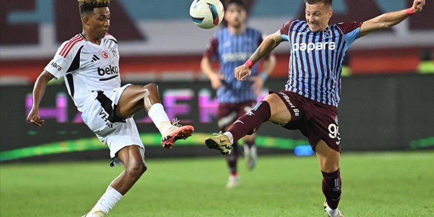 Trabzonspor ile Beşiktaş berabere kaldı