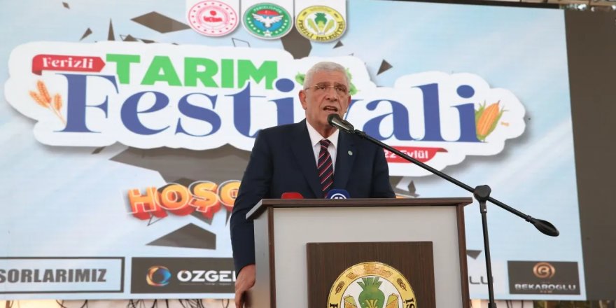 İYİ Parti Genel Başkanı Dervişoğlu, Sakarya'da tarım festivali açılışında konuştu