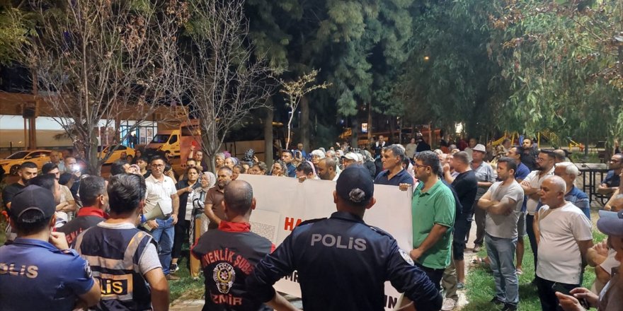 İzmir'de Harmandalı Katı Atık Düzenli Depolama Tesisi'nin kapatılmaması protesto edildi